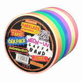 Neon Gaffer Tape 6er-Pack – 1,2 cm x 10 m je Rolle Multicolor für kreative Einsätze!