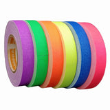 Neon Gaffer Tape 6er-Pack – 1,2 cm x 10 m je Rolle Multicolor für kreative Einsätze!